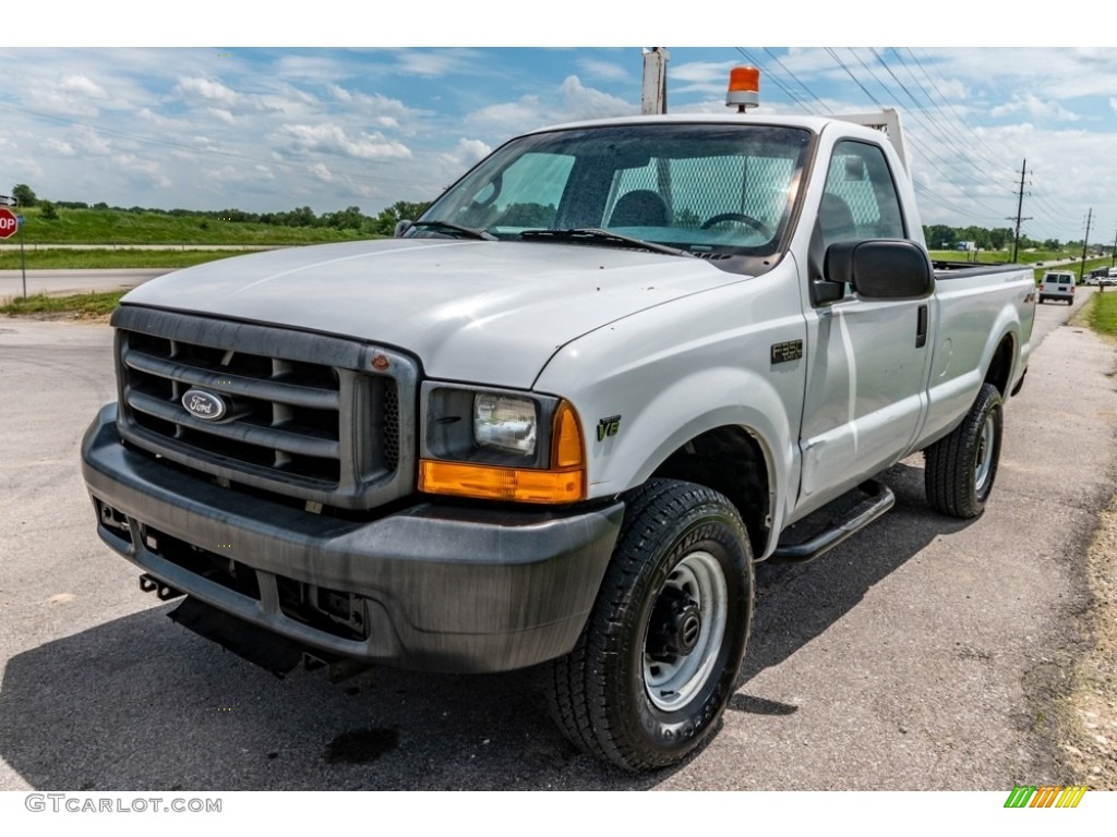 Oxford White 1999 Ford F350 Super Duty XL Regular Cab 4x4 Exterior Photo #142084161