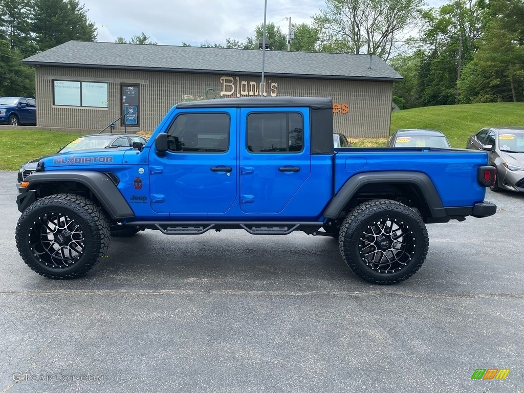 2021 Gladiator Sport 4x4 - Hydro Blue Pearl / Black photo #1