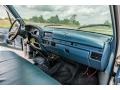 1997 Ford F350 Royal Blue Interior Dashboard Photo