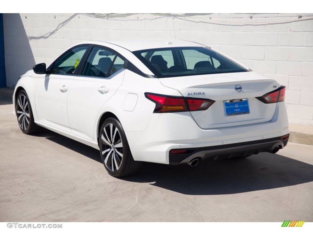 2020 Altima SR - Glacier White / Charcoal photo #2