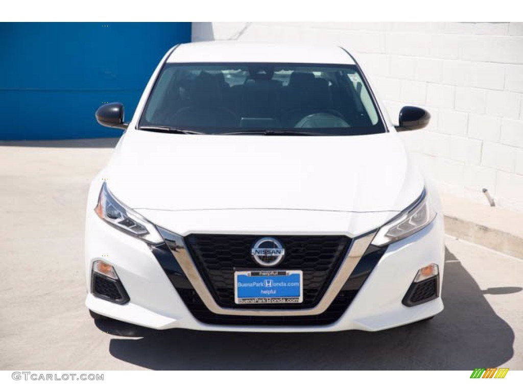 2020 Altima SR - Glacier White / Charcoal photo #7