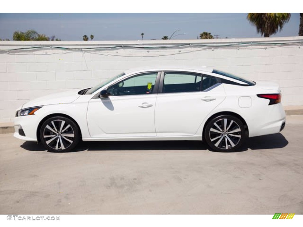 2020 Altima SR - Glacier White / Charcoal photo #8