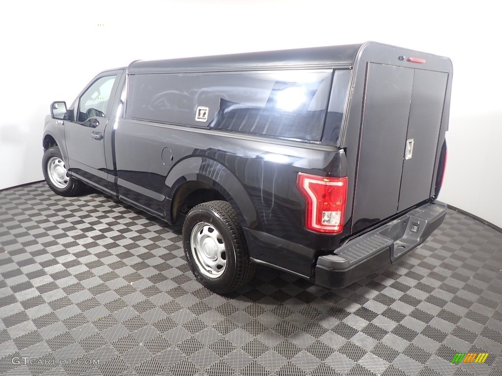2016 F150 XL Regular Cab 4x4 - Shadow Black / Medium Earth Gray photo #12