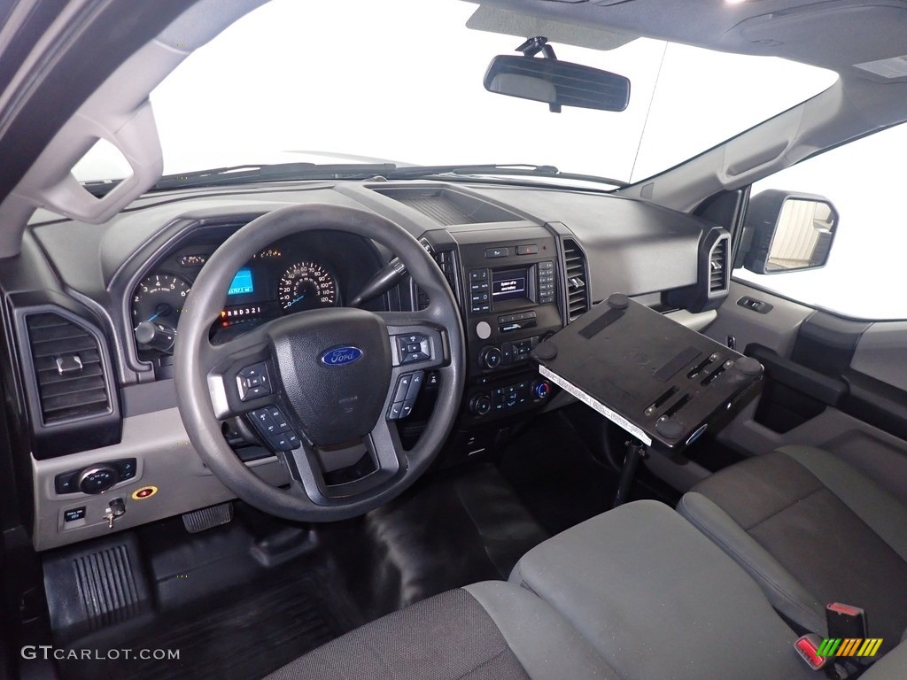 2016 F150 XL Regular Cab 4x4 - Shadow Black / Medium Earth Gray photo #21