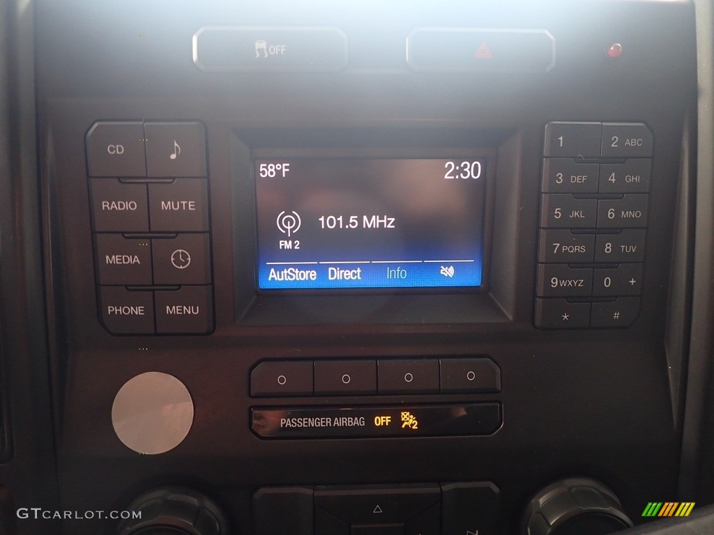 2016 F150 XL Regular Cab 4x4 - Shadow Black / Medium Earth Gray photo #23