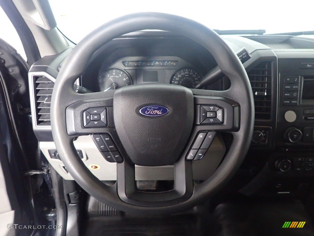2016 F150 XL Regular Cab 4x4 - Shadow Black / Medium Earth Gray photo #24