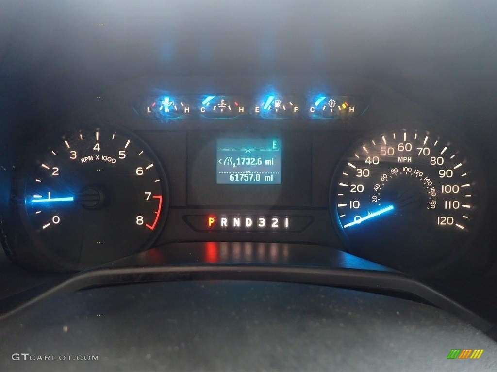 2016 F150 XL Regular Cab 4x4 - Shadow Black / Medium Earth Gray photo #25
