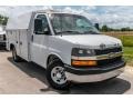 Summit White 2012 Chevrolet Express Cutaway 3500 Commercial Utility Truck Exterior
