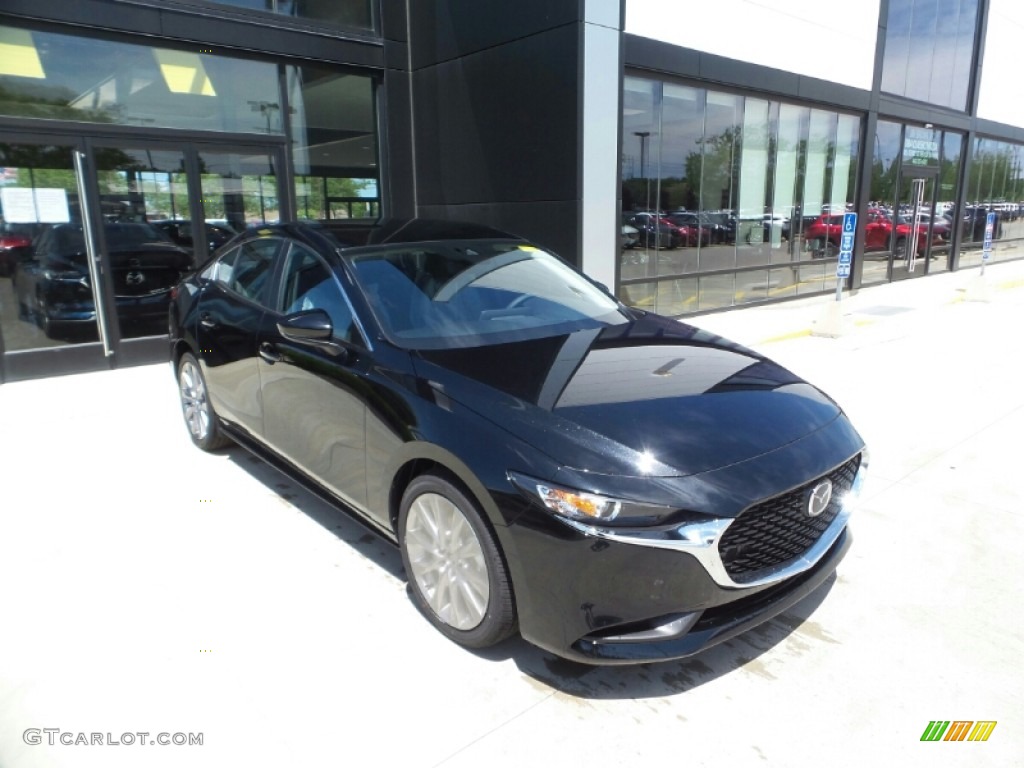 2021 Mazda3 Select Sedan - Jet Black Mica / Black photo #1