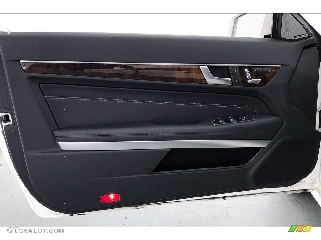 2014 Mercedes-Benz E 350 Coupe Black Door Panel Photo #142091520