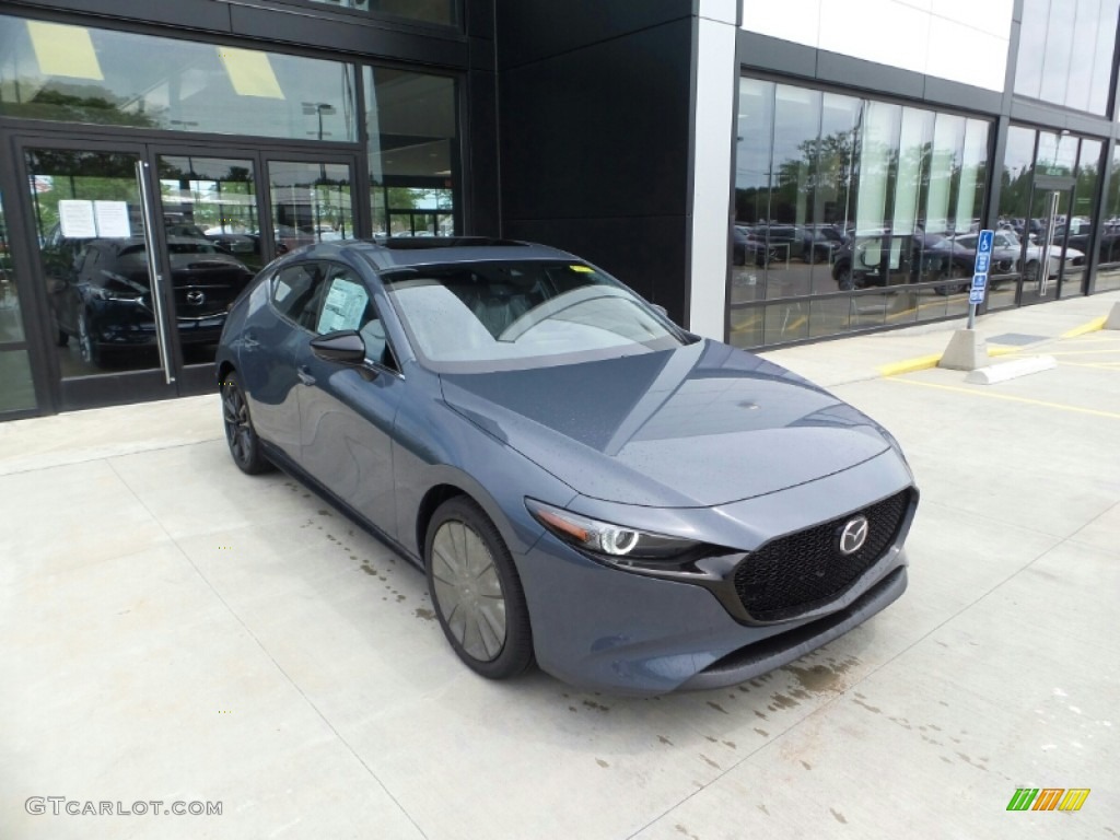 2021 Mazda3 2.5 Turbo Hatchback AWD - Polymetal Gray Metallic / Black photo #1