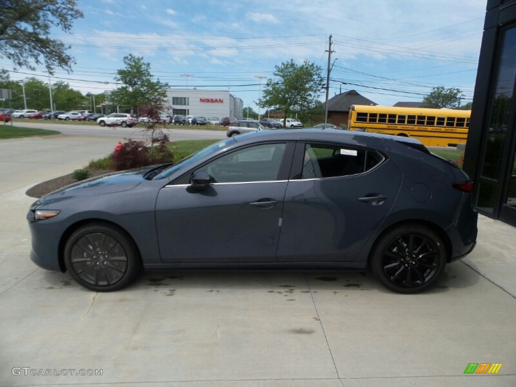 2021 Mazda3 2.5 Turbo Hatchback AWD - Polymetal Gray Metallic / Black photo #6