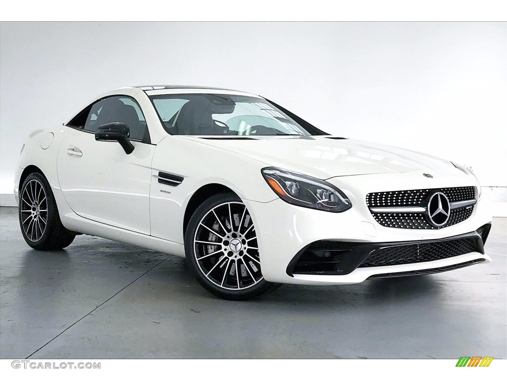 2019 SLC 43 AMG Roadster - designo Diamond White Metallic / Black photo #32