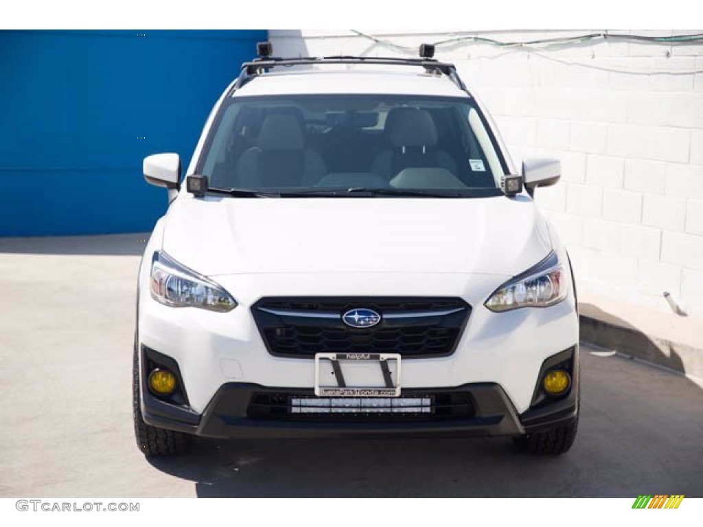 2019 Crosstrek 2.0i Premium - Crystal White Pearl / Gray photo #7