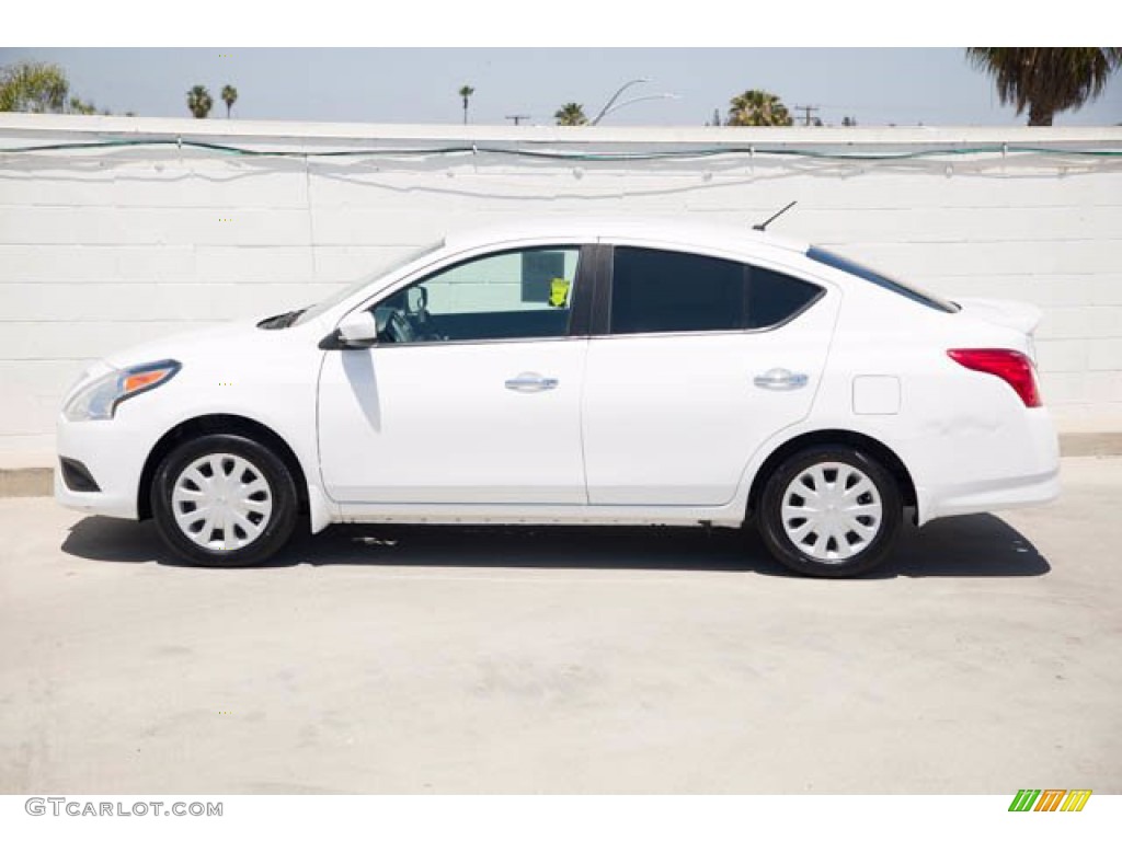 Fresh Powder 2016 Nissan Versa SV Sedan Exterior Photo #142093266