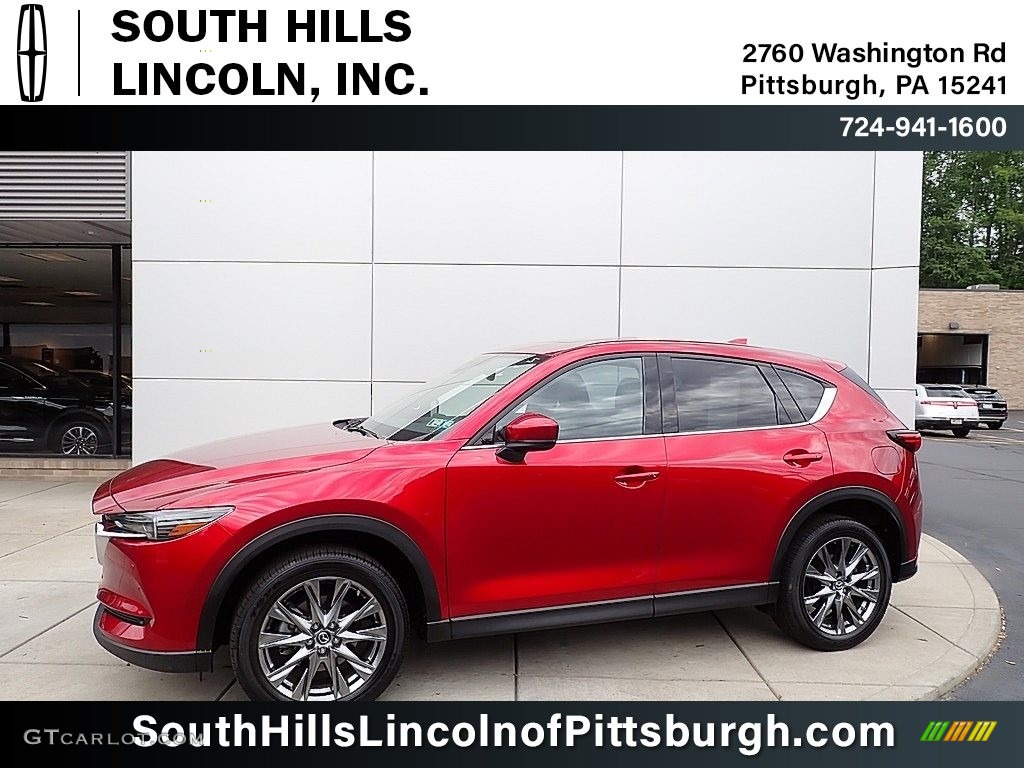 2019 CX-5 Signature AWD - Soul Red Crystal Metallic / Caturra Brown photo #1