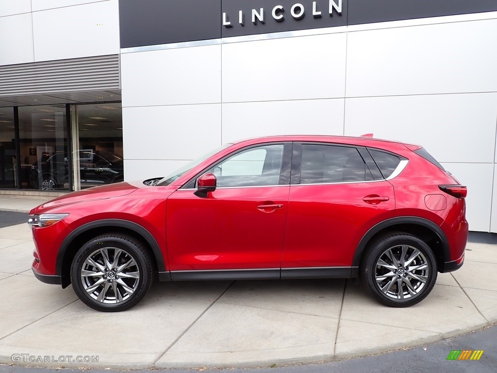 2019 CX-5 Signature AWD - Soul Red Crystal Metallic / Caturra Brown photo #2