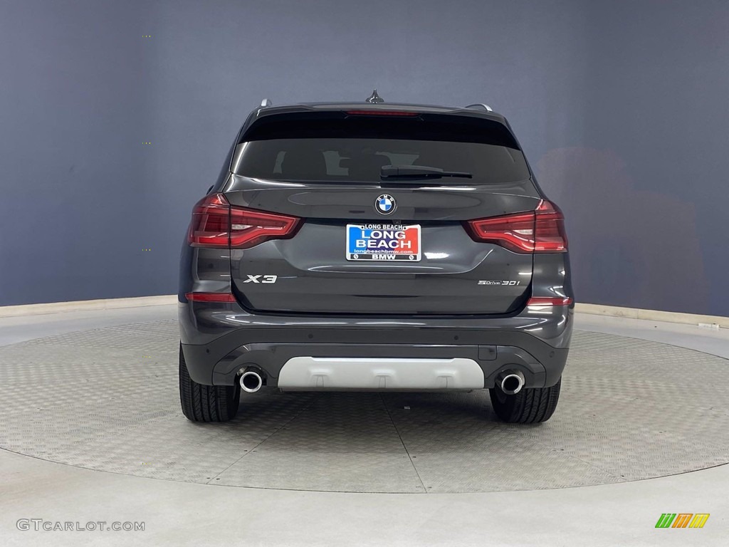 2020 X3 sDrive30i - Dark Graphite Metallic / Black photo #4