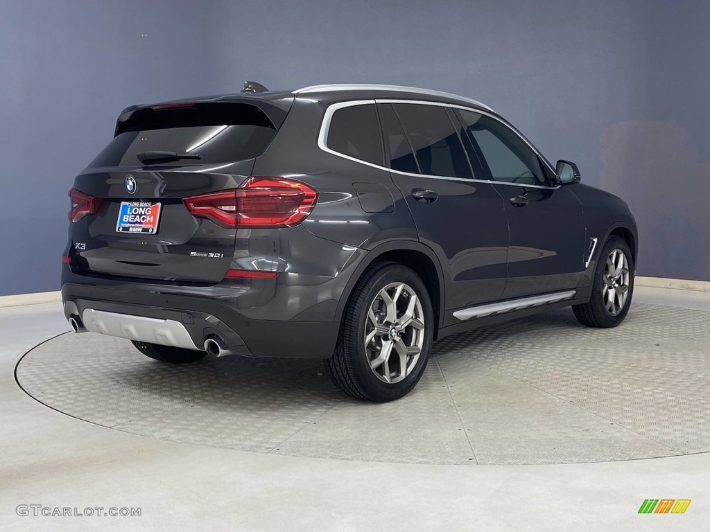 2020 X3 sDrive30i - Dark Graphite Metallic / Black photo #5