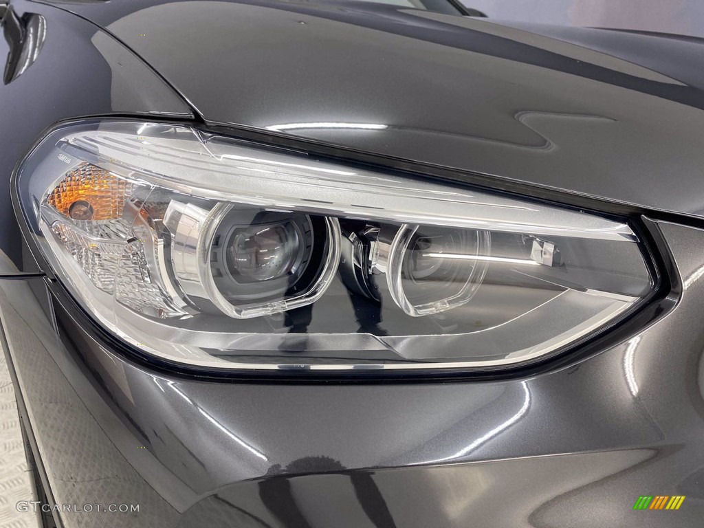 2020 X3 sDrive30i - Dark Graphite Metallic / Black photo #7