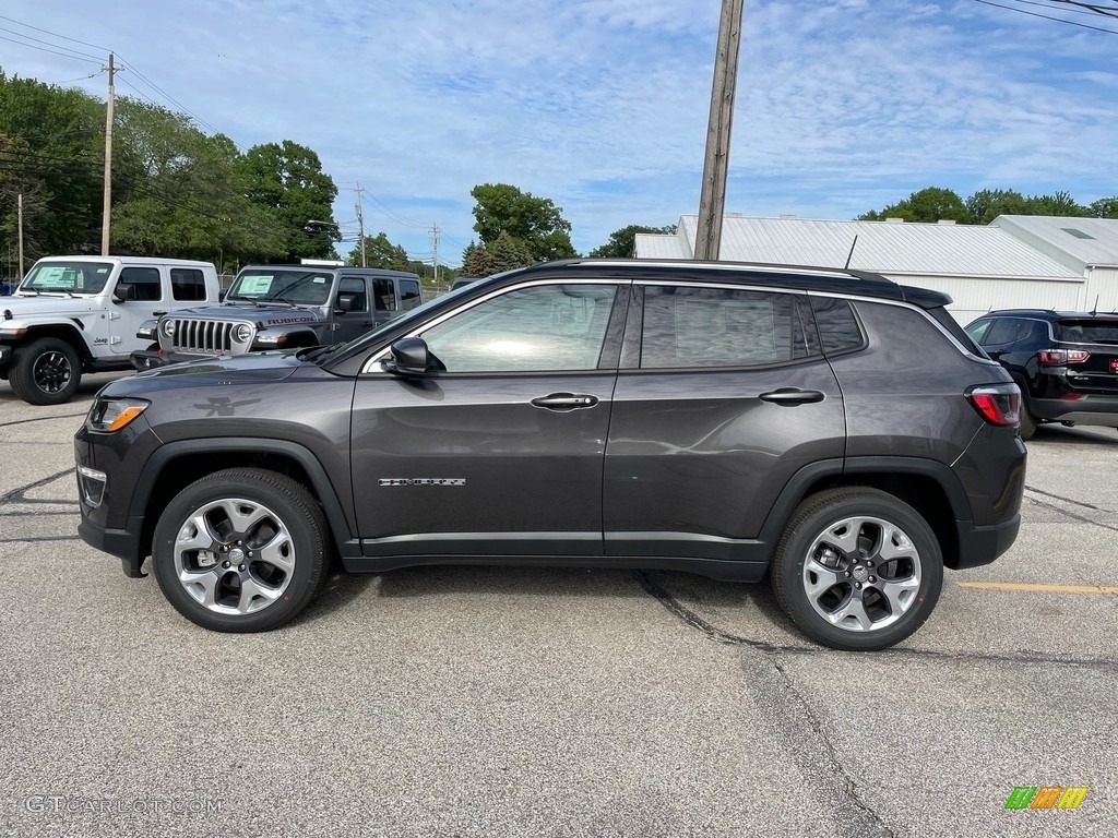 Granite Crystal Metallic 2021 Jeep Compass Limited 4x4 Exterior Photo #142095080