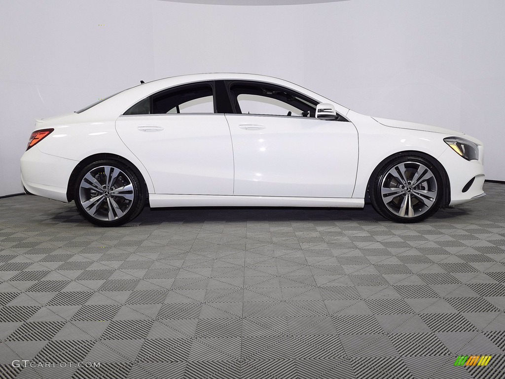 2018 CLA 250 Coupe - Cirrus White / Black photo #2