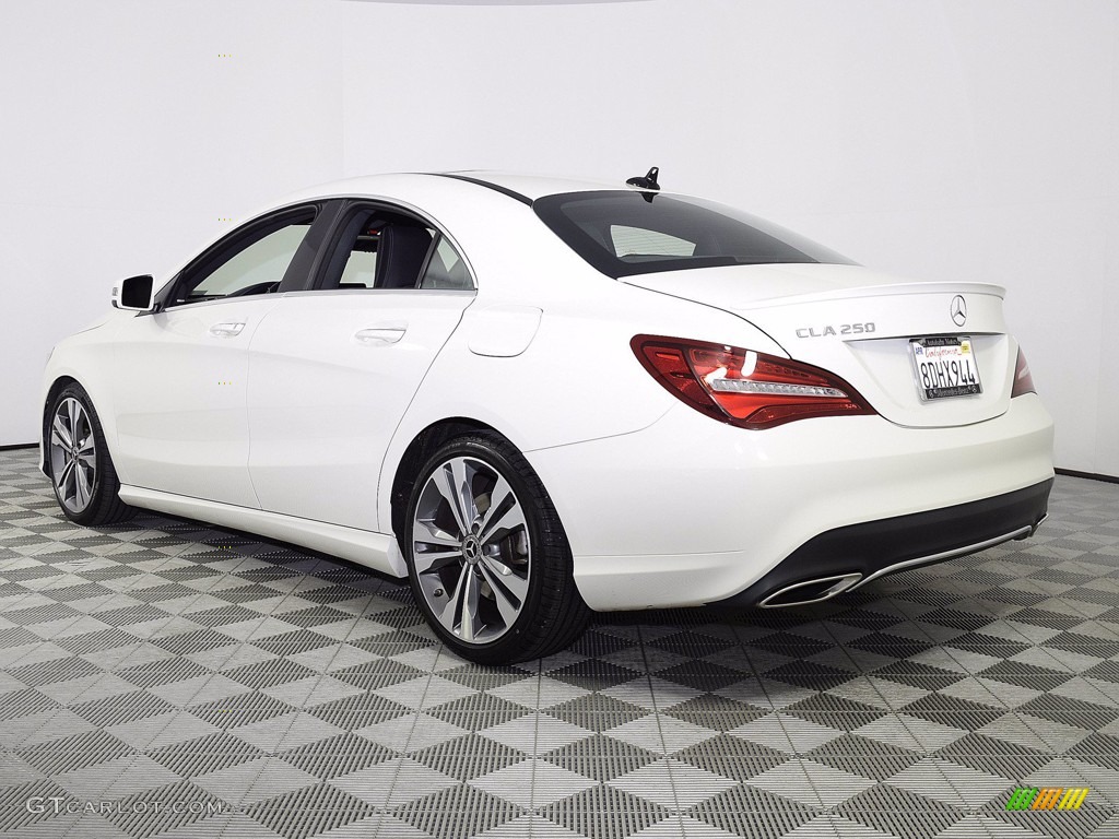 2018 CLA 250 Coupe - Cirrus White / Black photo #4
