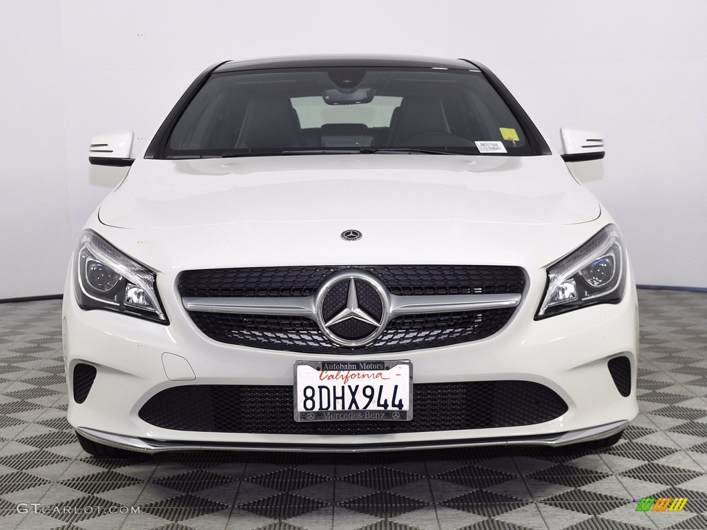 2018 CLA 250 Coupe - Cirrus White / Black photo #7