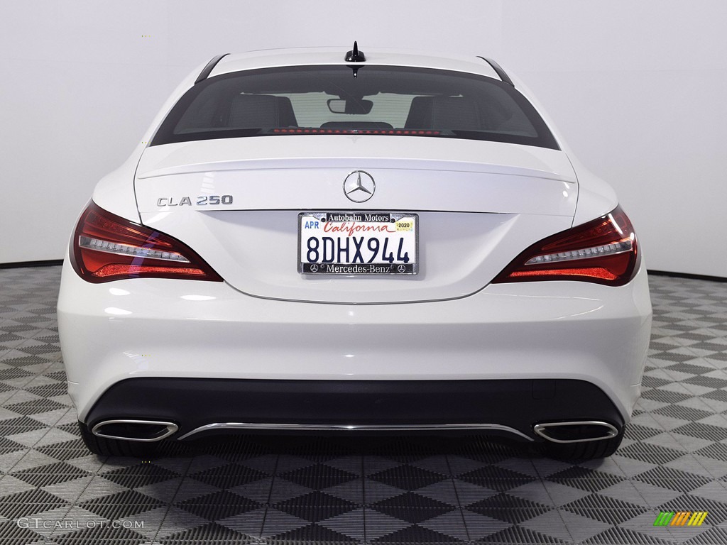 2018 CLA 250 Coupe - Cirrus White / Black photo #8