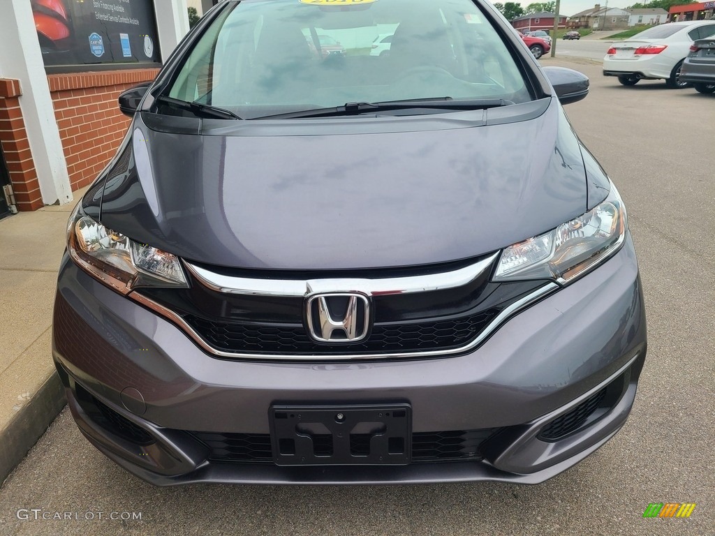 2018 Fit LX - Modern Steel Metallic / Black photo #36