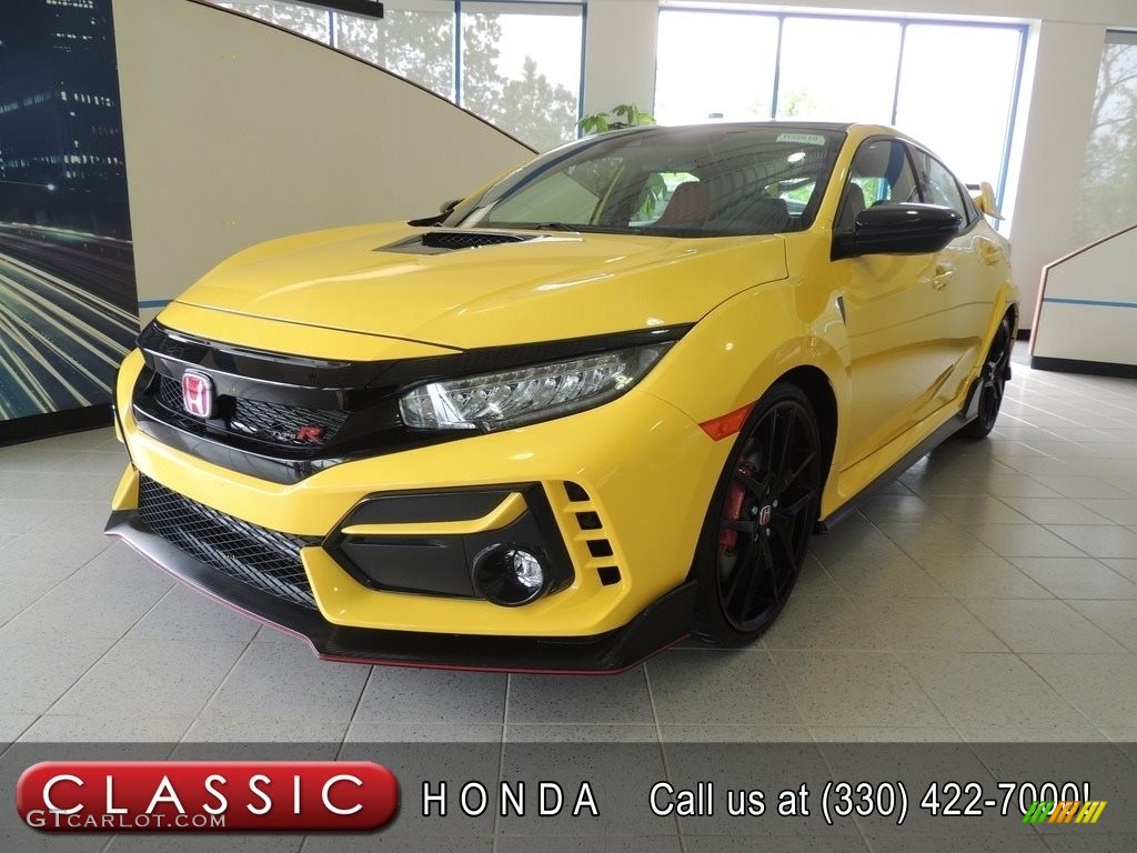 2021 Civic Type R Limited Edition - Limited Edition Phoenix Yellow / Black/Red photo #1