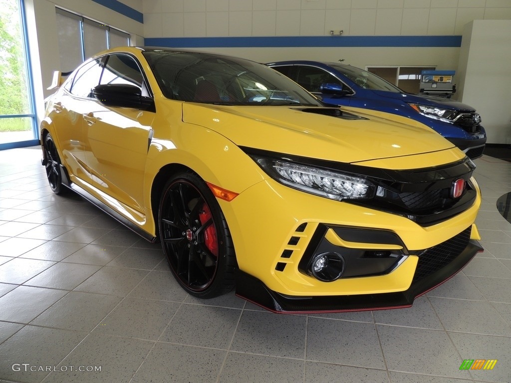 2021 Civic Type R Limited Edition - Limited Edition Phoenix Yellow / Black/Red photo #3