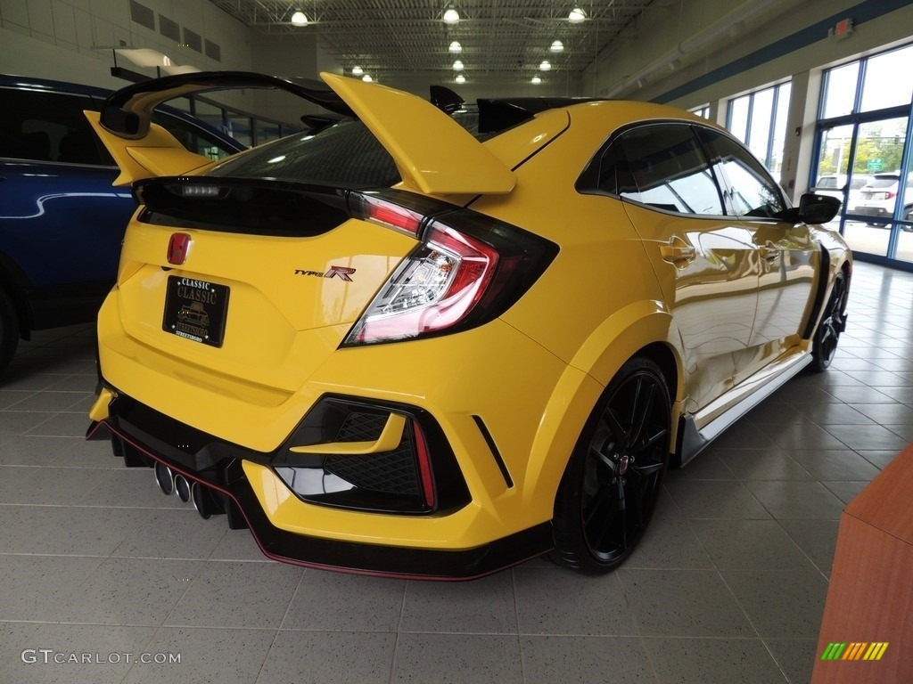 2021 Civic Type R Limited Edition - Limited Edition Phoenix Yellow / Black/Red photo #4