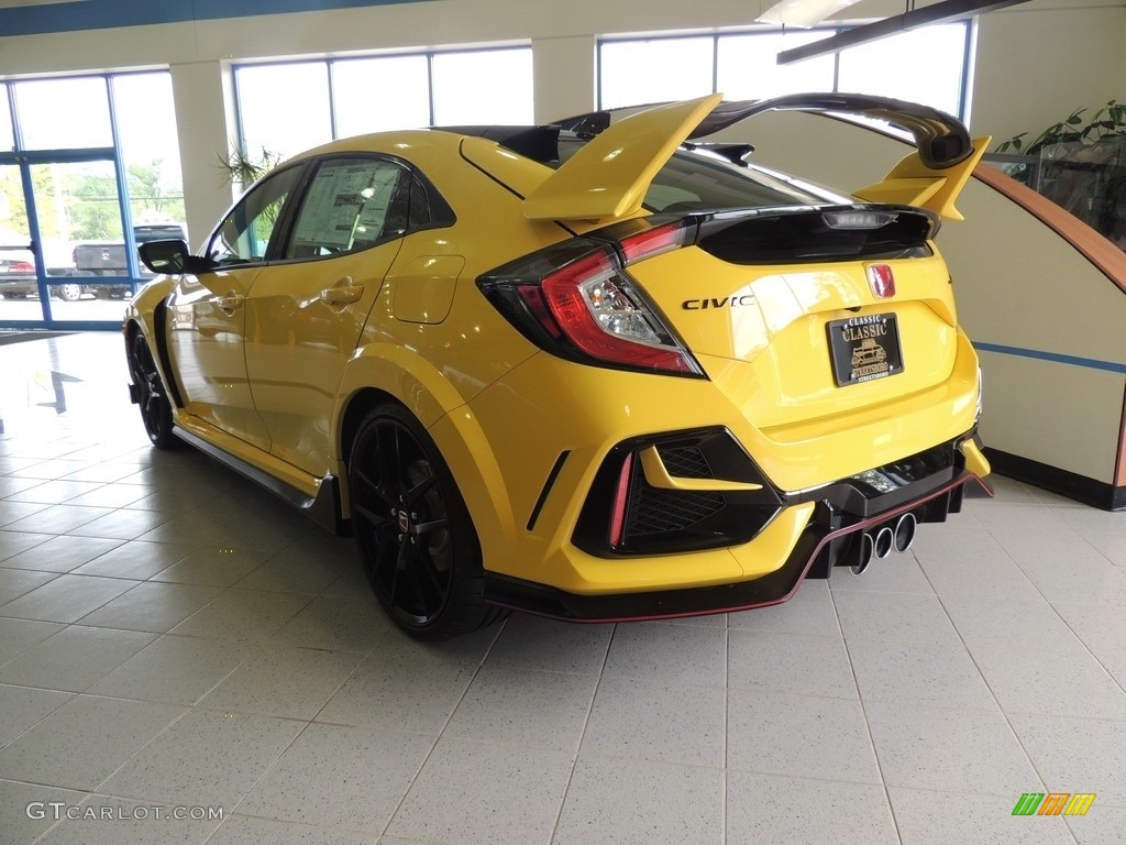 2021 Civic Type R Limited Edition - Limited Edition Phoenix Yellow / Black/Red photo #6