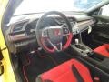 2021 Honda Civic Black/Red Interior Interior Photo