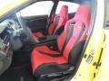 2021 Honda Civic Black/Red Interior Front Seat Photo