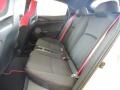 2021 Honda Civic Black/Red Interior Rear Seat Photo