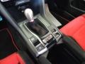 2021 Honda Civic Black/Red Interior Transmission Photo