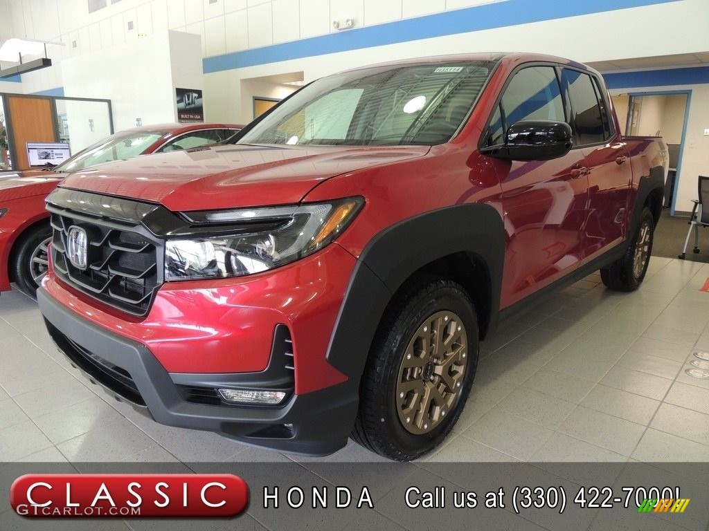 2021 Ridgeline Sport AWD - Radiant Red Metallic II / Black photo #1