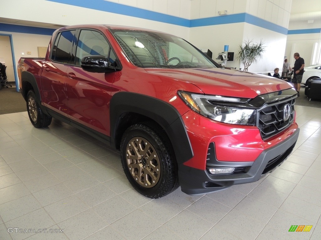 2021 Ridgeline Sport AWD - Radiant Red Metallic II / Black photo #3
