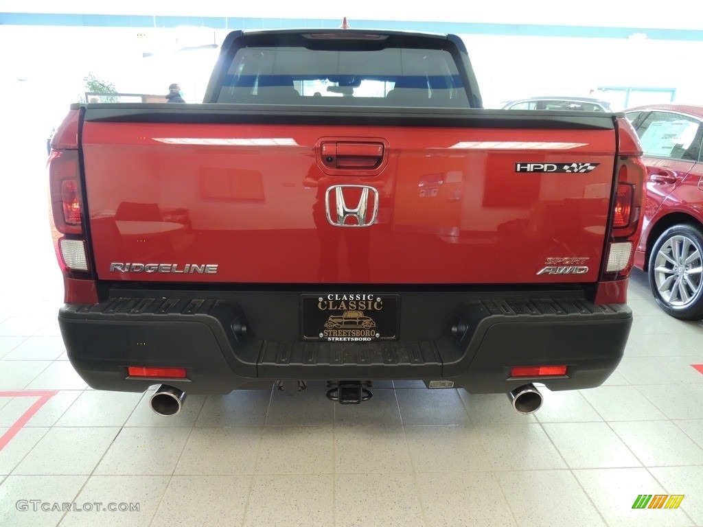 2021 Ridgeline Sport AWD - Radiant Red Metallic II / Black photo #4