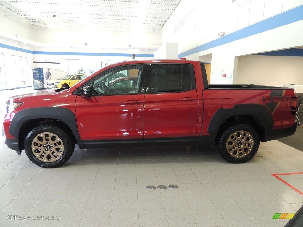 2021 Ridgeline Sport AWD - Radiant Red Metallic II / Black photo #10