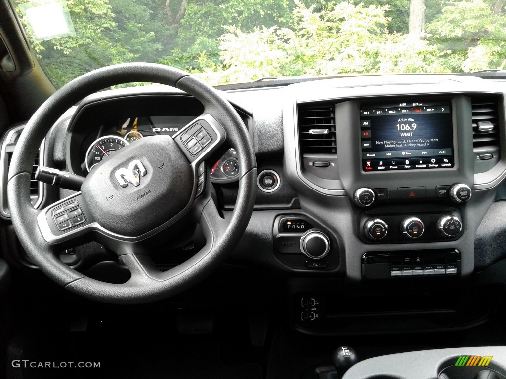 2021 Ram 2500 Tradesman Crew Cab 4x4 Black Dashboard Photo #142099622