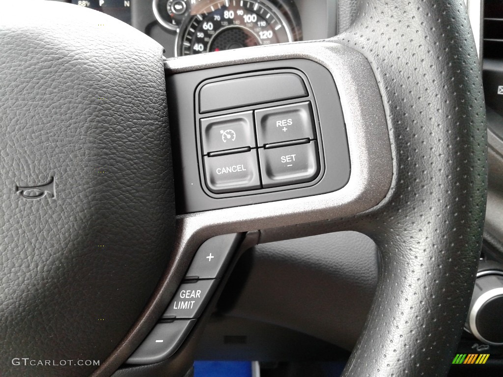 2021 Ram 2500 Tradesman Crew Cab 4x4 Black Steering Wheel Photo #142099676