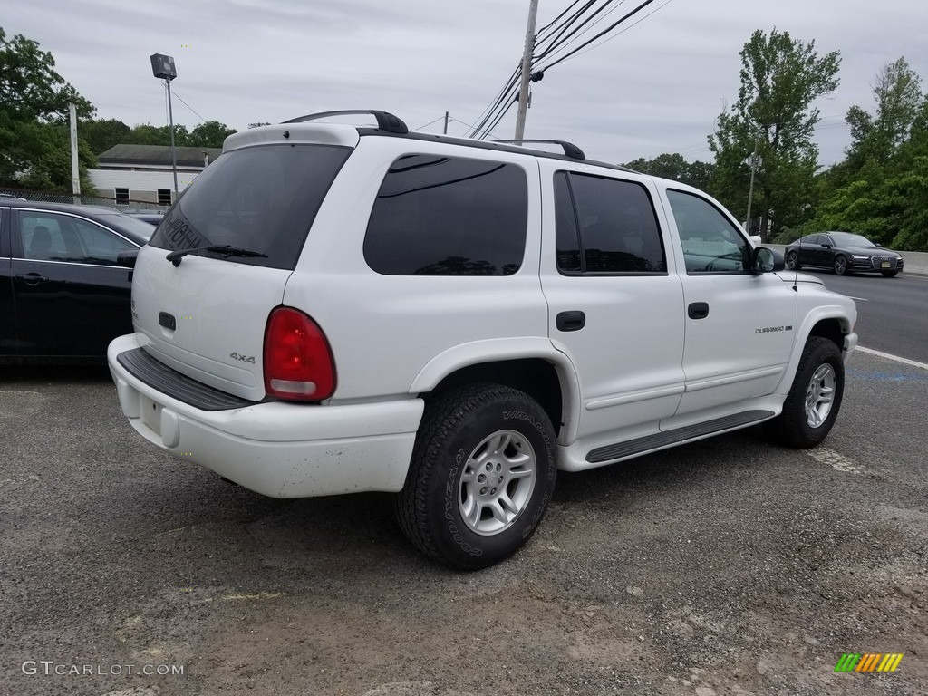 2001 Durango SLT 4x4 - Bright White / Dark Slate Gray/Taupe photo #4