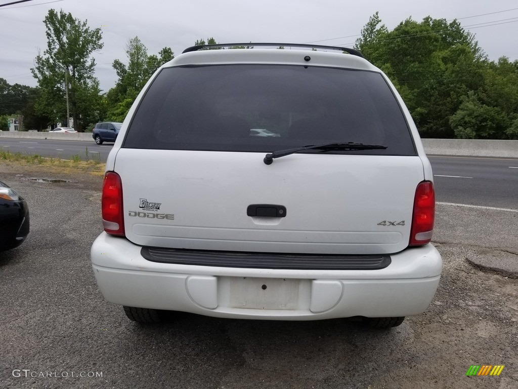 2001 Durango SLT 4x4 - Bright White / Dark Slate Gray/Taupe photo #5