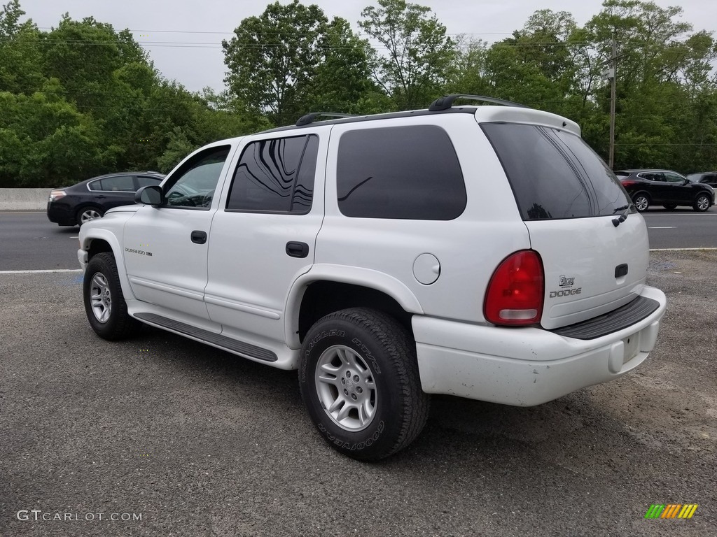 2001 Durango SLT 4x4 - Bright White / Dark Slate Gray/Taupe photo #6
