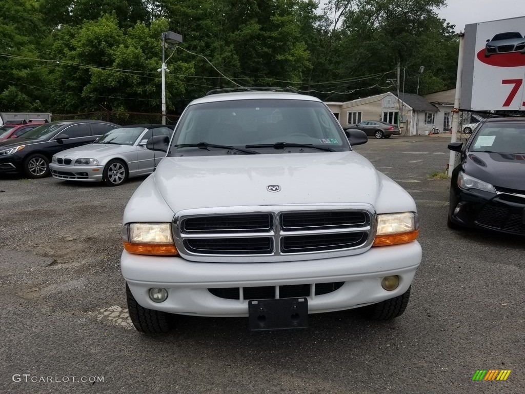 2001 Durango SLT 4x4 - Bright White / Dark Slate Gray/Taupe photo #8
