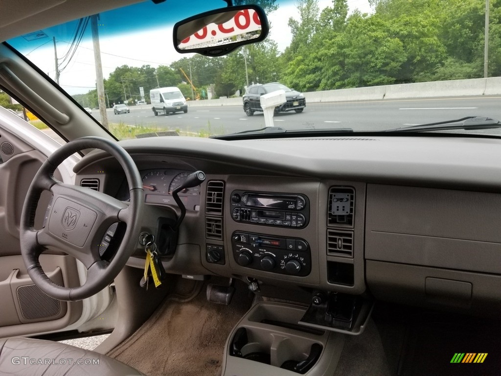 2001 Durango SLT 4x4 - Bright White / Dark Slate Gray/Taupe photo #13