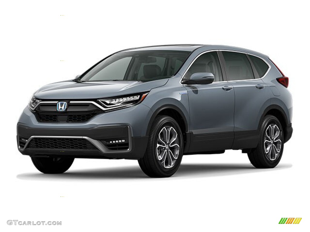 2021 CR-V EX-L AWD Hybrid - Sonic Gray Pearl / Black photo #38